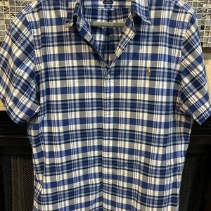 Polo by Ralph Lauren Navy and White Checkered Shirt